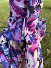 Load image into Gallery viewer, Purple Floral Wild Rag