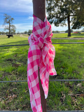 Load image into Gallery viewer, Pink Plaid Wild Rag