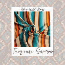 Load image into Gallery viewer, Turquoise Serape Wild Rag
