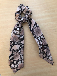 SNAKE Scrunchie with Tie